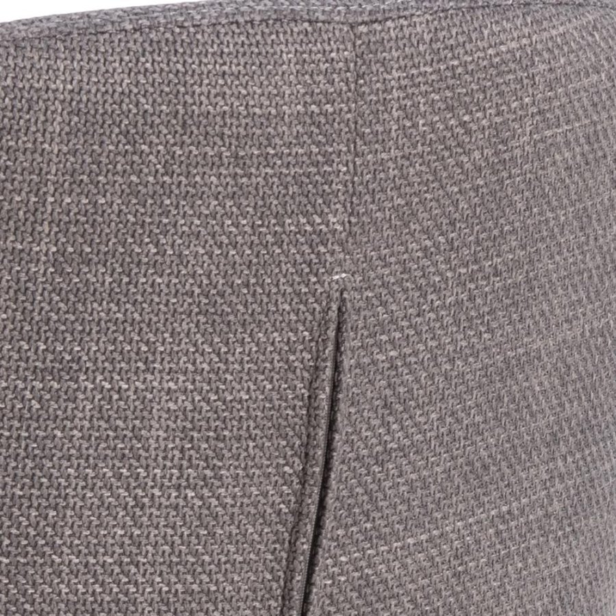 ACT NORDIC Eleanor spisebordsstol, m. armln - lys grbrun stof og sort stl