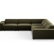 MICADONI  Symmetrisk hjrnesofa i fljl, 