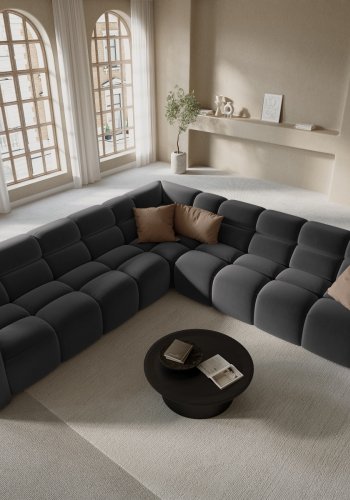 MICADONI  Symmetrisk hjrnesofa i fljl, 