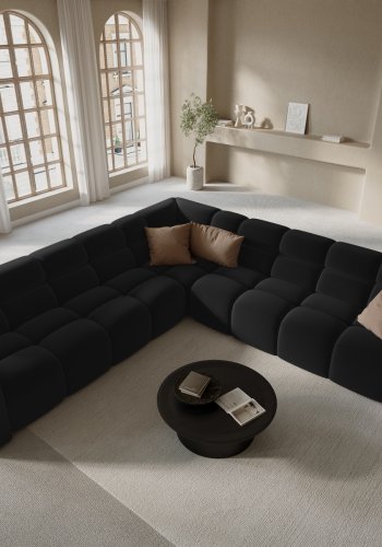 MICADONI  Symmetrisk hjrnesofa i fljl, 