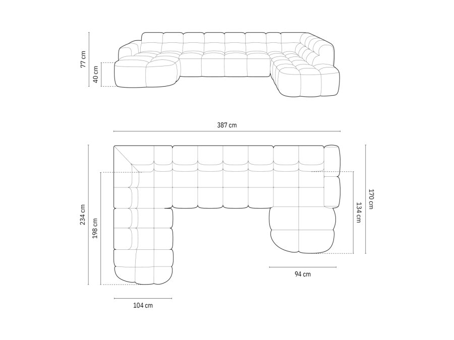 MICADONI  Venstre hjrnesofa i fljl, 