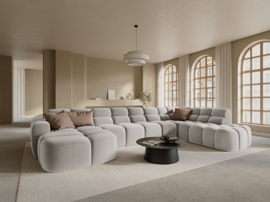 MICADONI  Panoramic hjre hjrnesofa i fljl, 