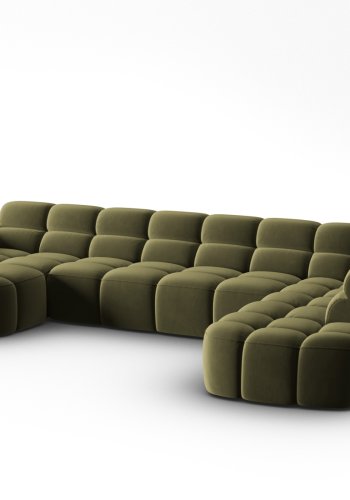 MICADONI  Panoramic hjre hjrnesofa i fljl, 