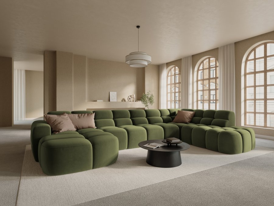 MICADONI  Panoramic hjre hjrnesofa i fljl, 