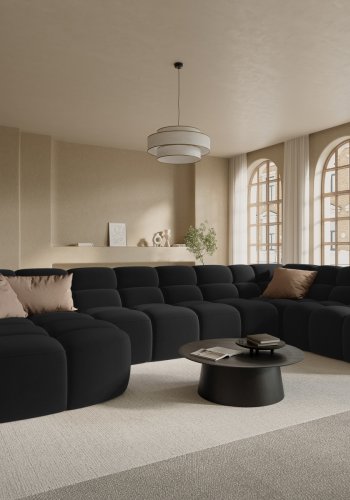 MICADONI  Panoramic hjre hjrnesofa i fljl, 
