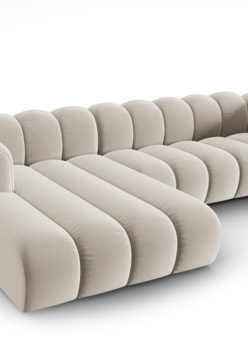 MICADONI  Velvet Modular Venstre hjrnesofa, 