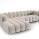 MICADONI  Velvet Modular Venstre hjrnesofa, 
