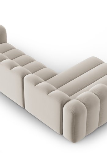 MICADONI  Velvet Modular Venstre hjrnesofa, 