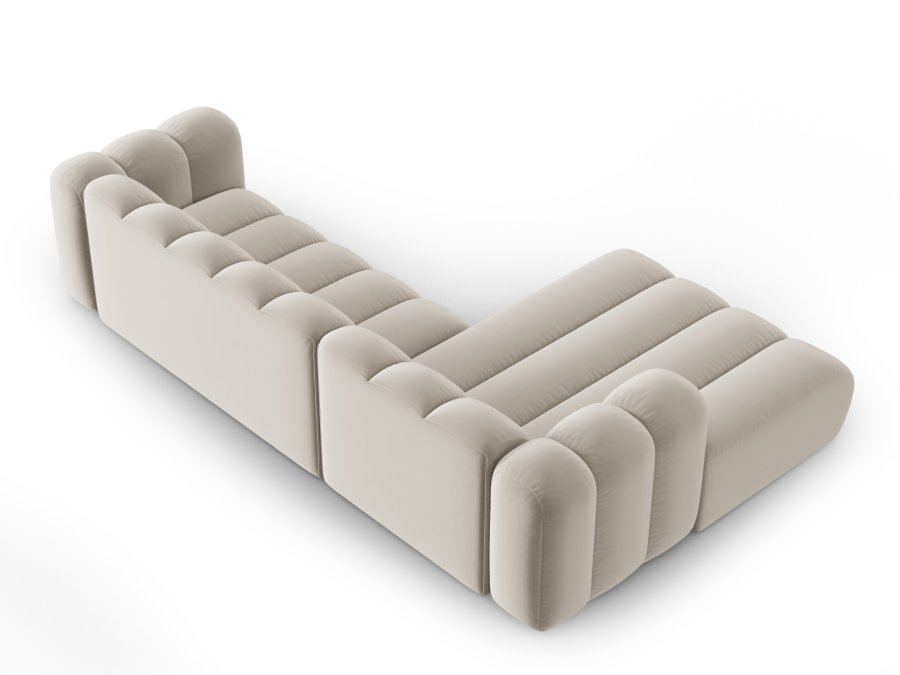 MICADONI  Velvet Modular Venstre hjrnesofa, 