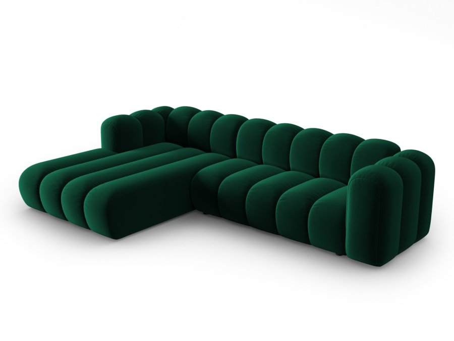 MICADONI  Velvet Modular Venstre hjrnesofa, 