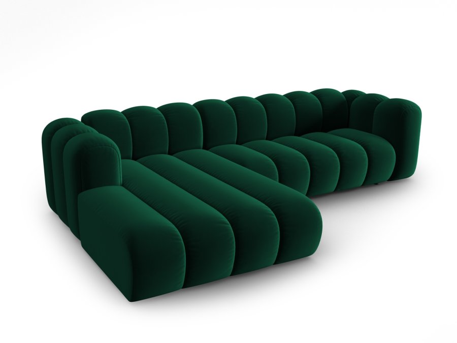 MICADONI  Velvet Modular Venstre hjrnesofa, 