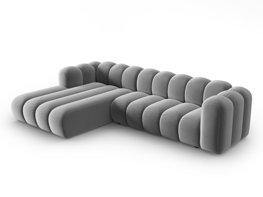MICADONI  Velvet Modular Venstre hjrnesofa, 
