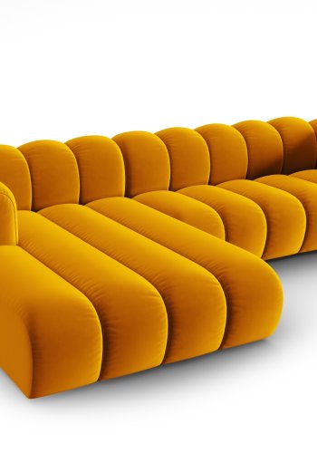 MICADONI  Velvet Modular Venstre hjrnesofa, 