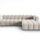 MICADONI Velvet Modular Hjre hjrnesofa, 