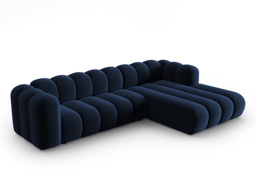 MICADONI Velvet Modular Hjre hjrnesofa, 