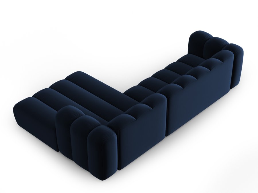 MICADONI Velvet Modular Hjre hjrnesofa, 