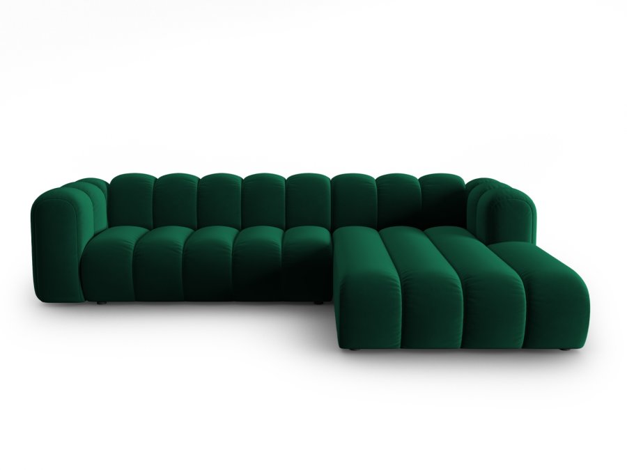 MICADONI Velvet Modular Hjre hjrnesofa, 