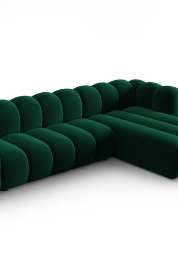 MICADONI Velvet Modular Hjre hjrnesofa, 