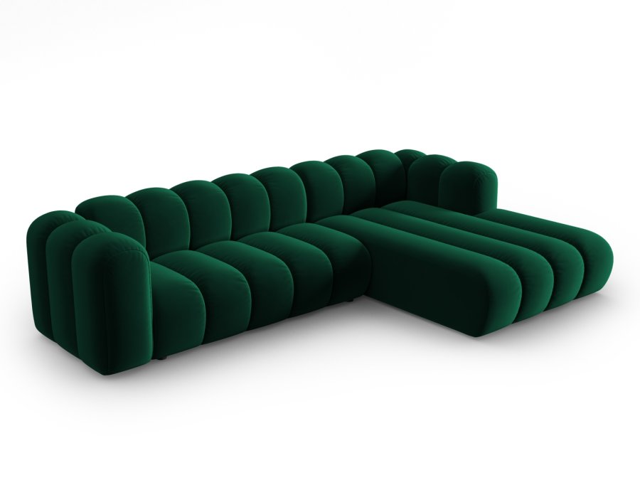 MICADONI Velvet Modular Hjre hjrnesofa, 