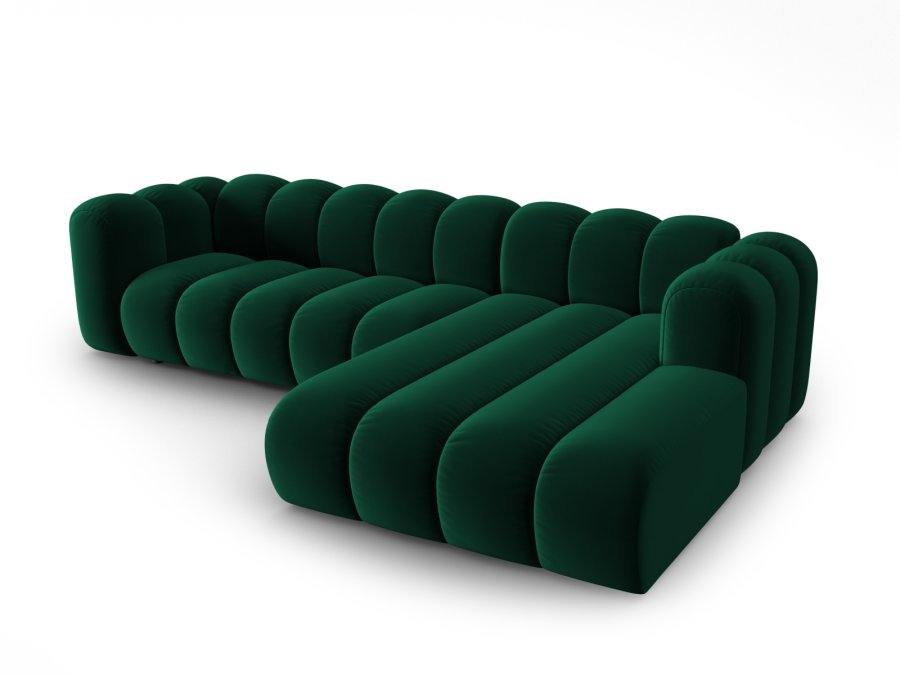 MICADONI Velvet Modular Hjre hjrnesofa, 