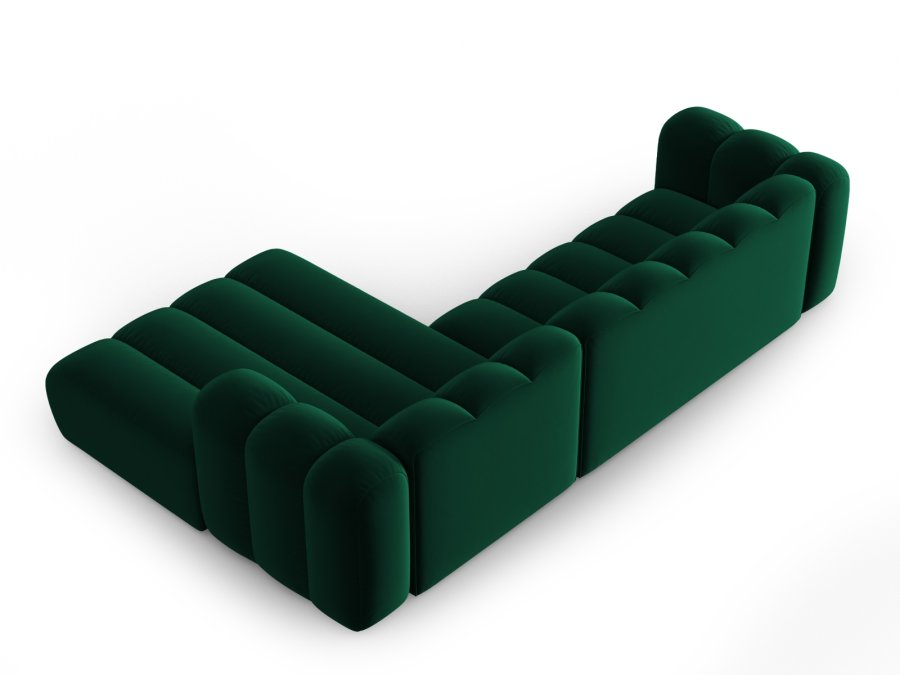 MICADONI Velvet Modular Hjre hjrnesofa, 