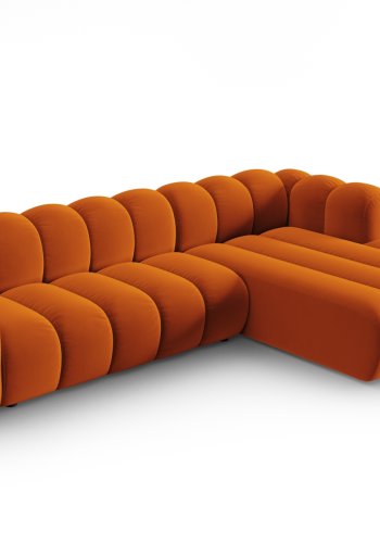 MICADONI Velvet Modular Hjre hjrnesofa, 