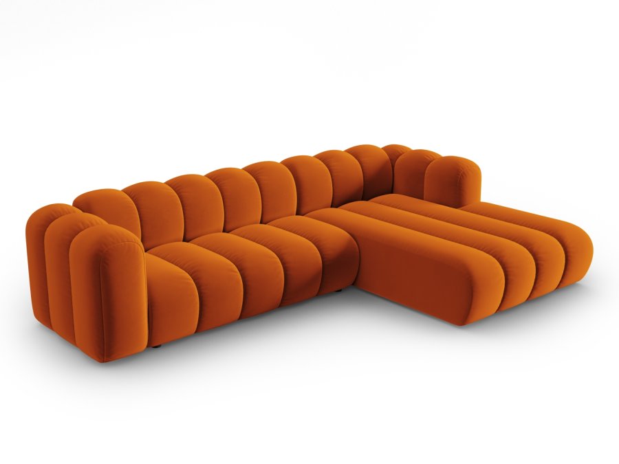 MICADONI Velvet Modular Hjre hjrnesofa, 