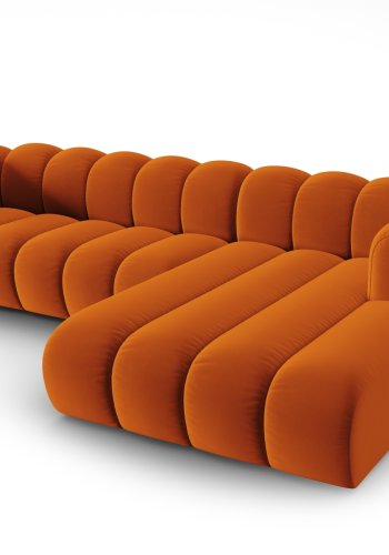 MICADONI Velvet Modular Hjre hjrnesofa, 