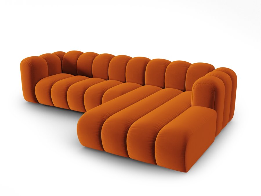 MICADONI Velvet Modular Hjre hjrnesofa, 