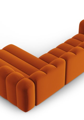 MICADONI Velvet Modular Hjre hjrnesofa, 