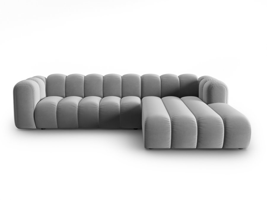 MICADONI Velvet Modular Hjre hjrnesofa, 