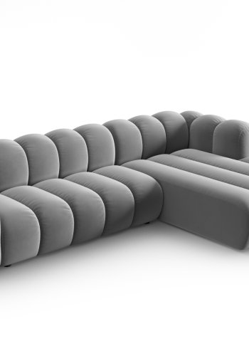 MICADONI Velvet Modular Hjre hjrnesofa, 