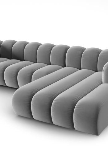 MICADONI Velvet Modular Hjre hjrnesofa, 