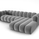 MICADONI Velvet Modular Hjre hjrnesofa, 
