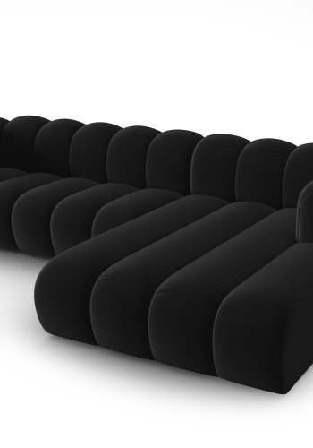 MICADONI Velvet Modular Hjre hjrnesofa, 