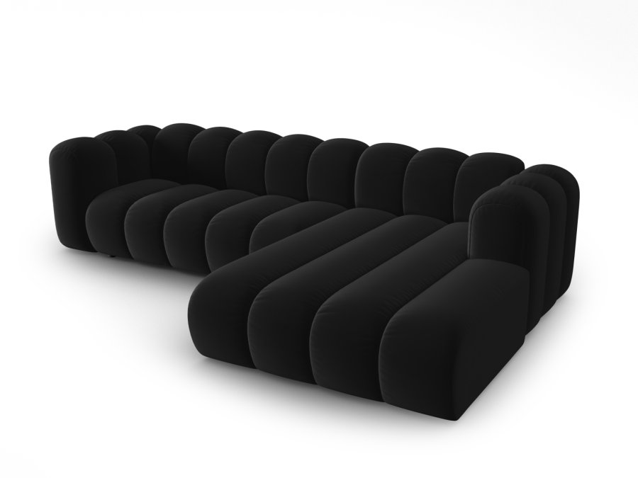 MICADONI Velvet Modular Hjre hjrnesofa, 