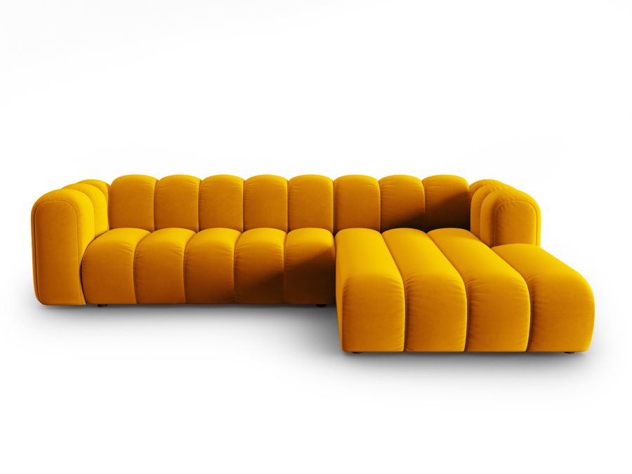 MICADONI Velvet Modular Hjre hjrnesofa, 