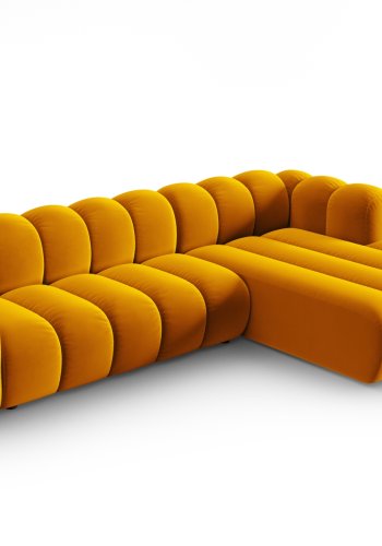 MICADONI Velvet Modular Hjre hjrnesofa, 