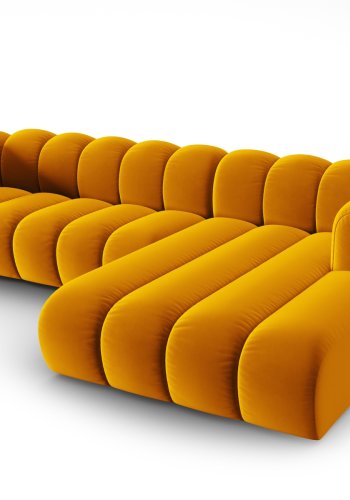 MICADONI Velvet Modular Hjre hjrnesofa, 