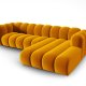 MICADONI Velvet Modular Hjre hjrnesofa, 