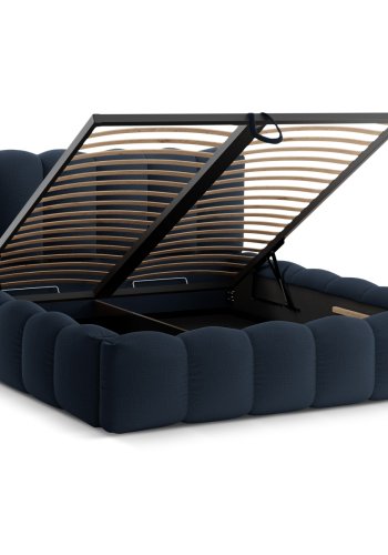 MICADONI Opbevaringsseng med sengegavl, 