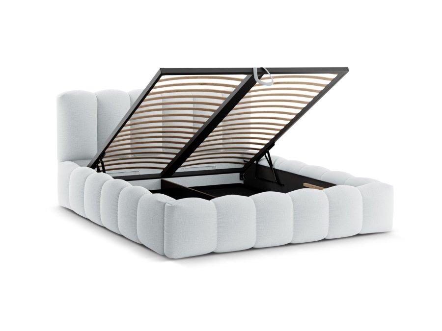 MICADONI Opbevaringsseng med sengegavl, 