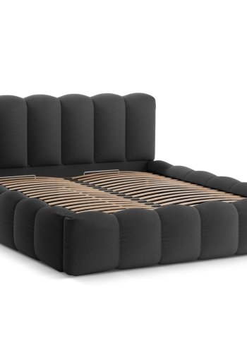 MICADONI Opbevaringsseng med sengegavl, 