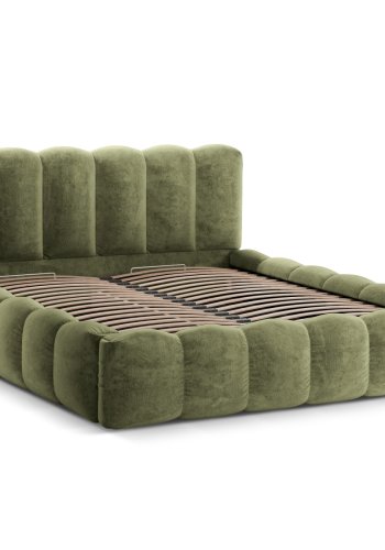 MICADONI Opbevaringsseng med sengegavl, 