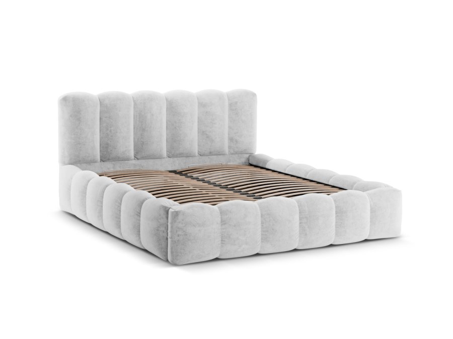 MICADONI Opbevaringsseng med sengegavl, 