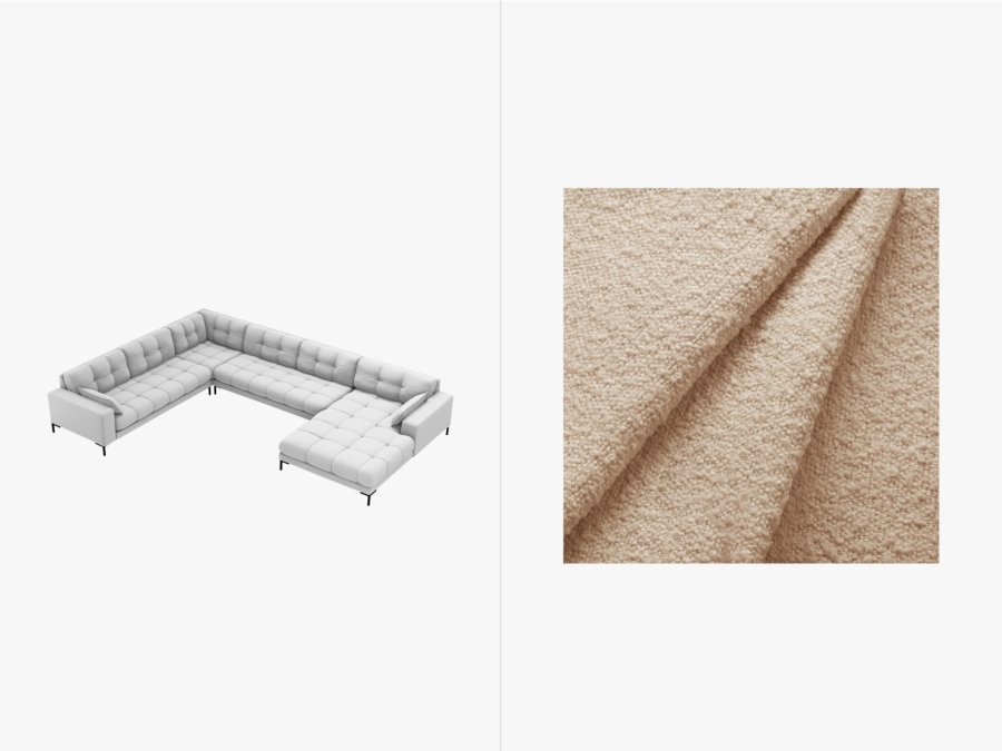 MICADONI  Panoramisk venstre hjrnesofa, 