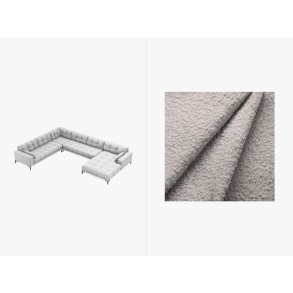 MICADONI  Panoramisk venstre hjrnesofa, 
