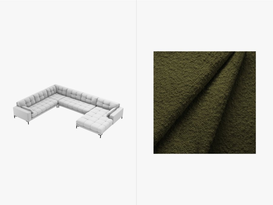 MICADONI  Panoramisk venstre hjrnesofa, 