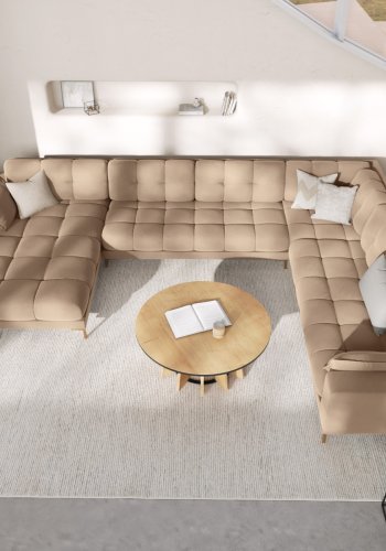 MICADONI  Panoramic hjre hjrnesofa i fljl, 