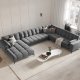 MICADONI  Panoramic hjre hjrnesofa i fljl, 